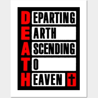 DEATH - Departing Earth Ascending To Heaven Posters and Art